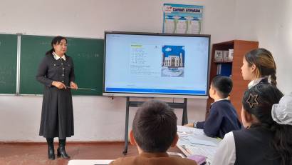 Ашық сабақ өткізілді